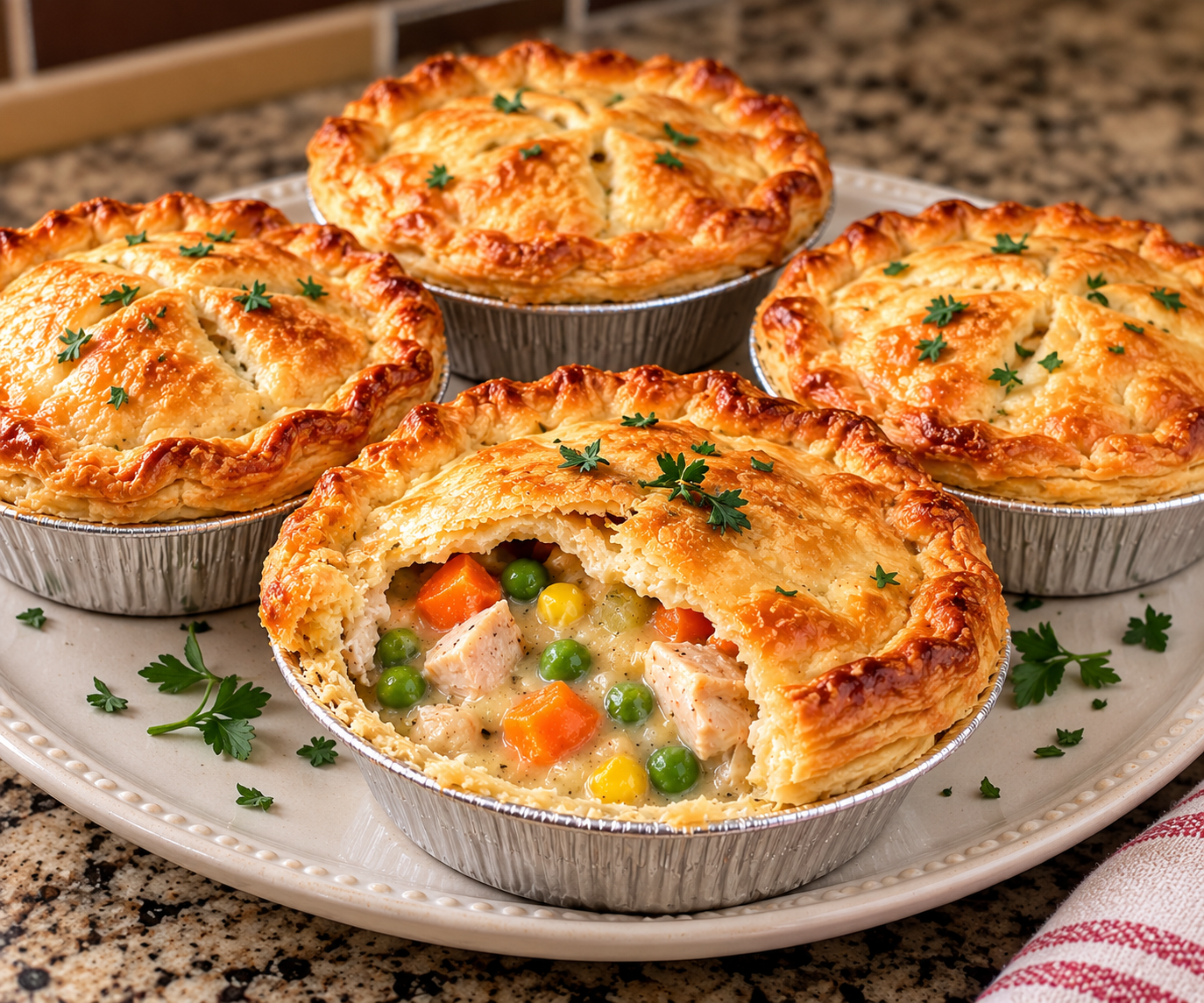 Individual Chicken Pot Pies