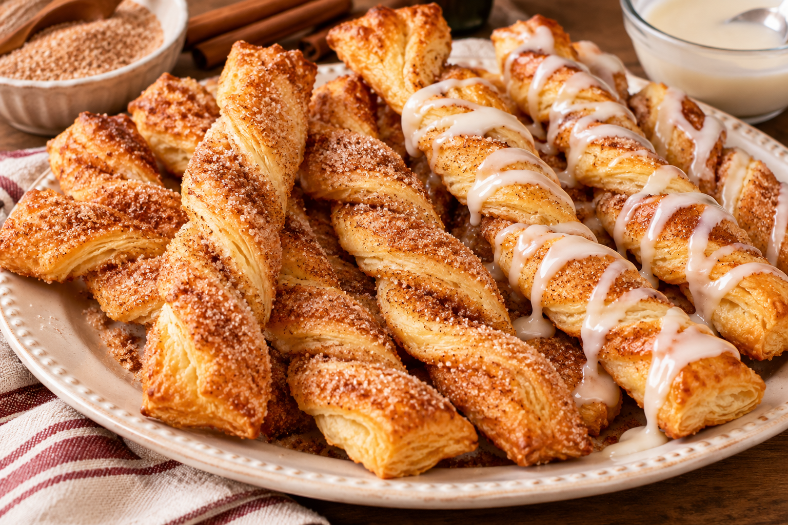 Grandma Hattie's Cinnamon Sugar Twists Recipe