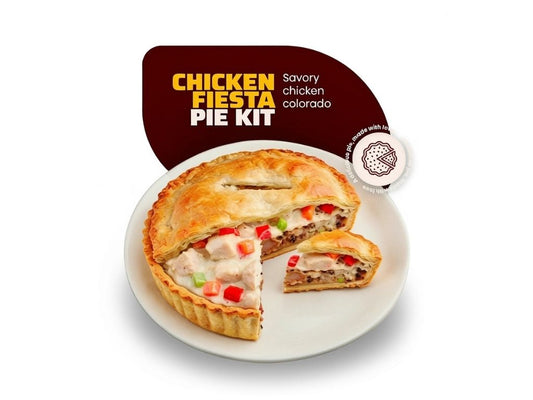 Chicken Fiesta Pie Kit, Grandma Hatties Table Pies. Chicken Creamy Mexican Pie