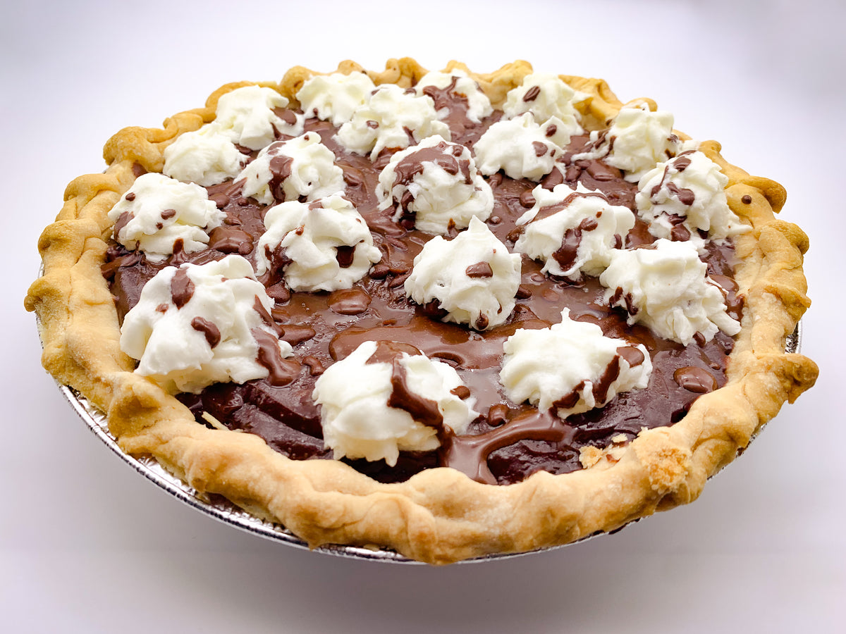 Chocolate Pie dessert. Like chocolate pudding pie.