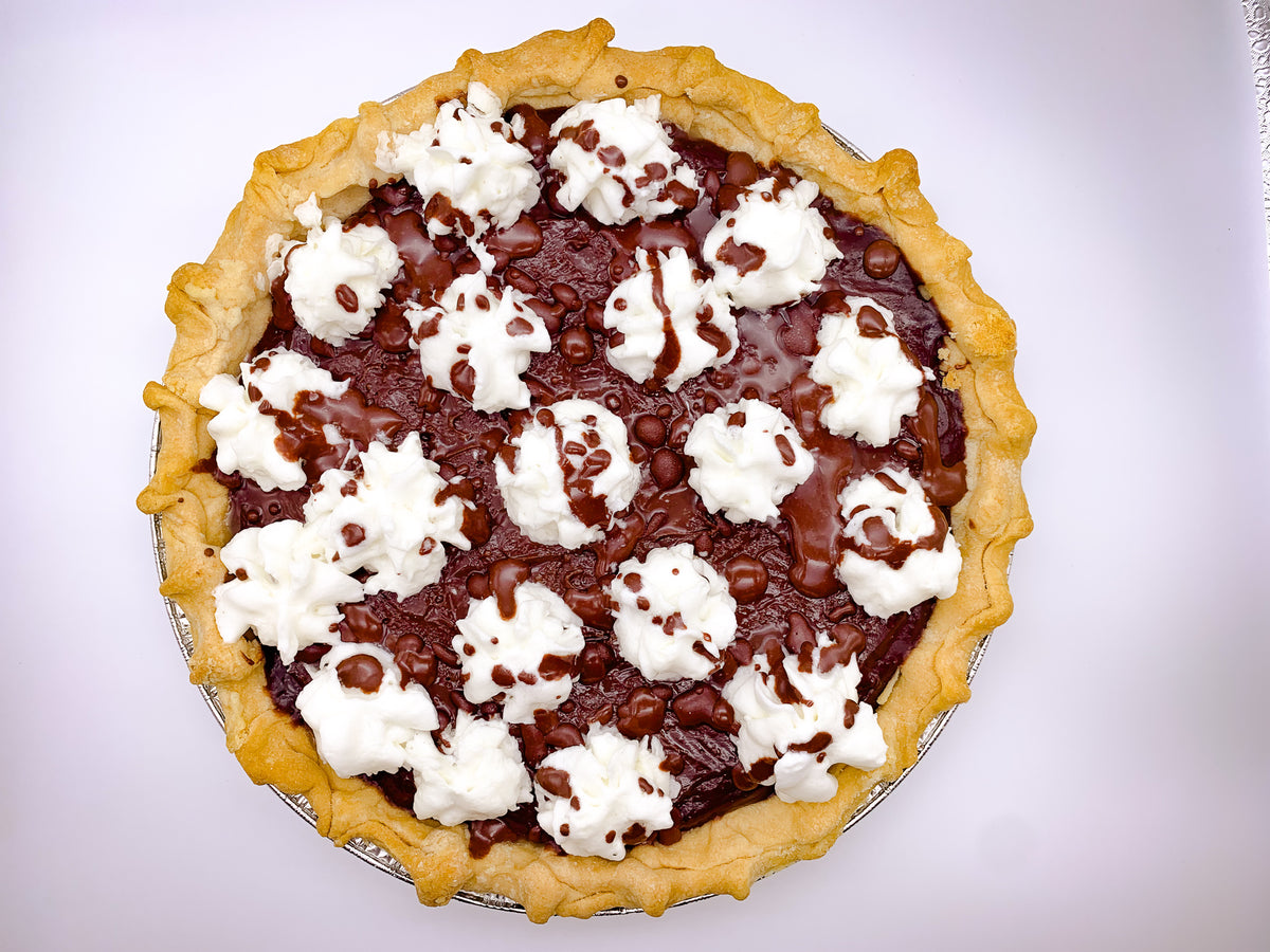 Chocolate Pie dessert. Like chocolate pudding pie.