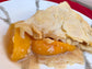 Peach Cobbler Pie, a southern dessert.  